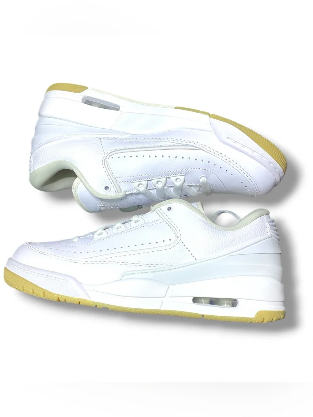 Nike | Air Jordan 2/3 White Gum Sneakers Women's Size 8